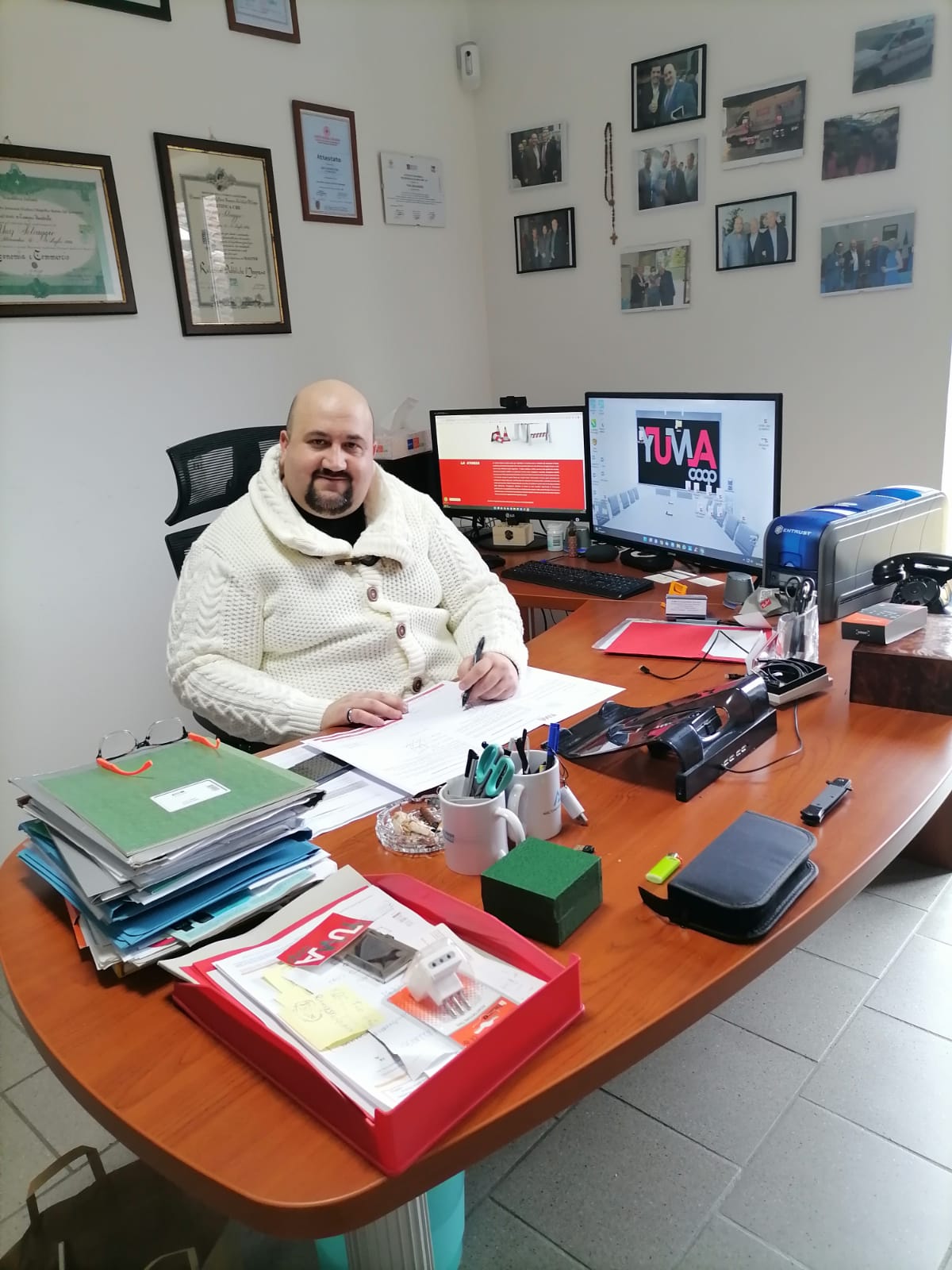 La scrivania del Presidente